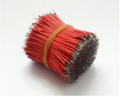 5000pcs electronic lead wire electrony lead wire 4cm red lw-01r for sale