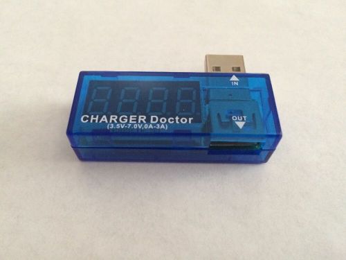 2-Voltage Charge Doctor Current Meter USB Tester Power Detector LCD Display