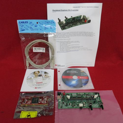 Texas Instruments Peripheral Explorer Eval Board W/ ControlCard, CD&#039;s,&amp;USB Cable
