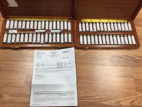 Van keuren master thread wire set complte sae and metric with calibration report for sale
