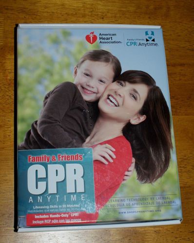 CPR ANYTIME Kit American Heart Association Family &amp; Friends Training Adult Doll