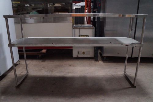 Stainless steel 2 shelf overshelf for sale