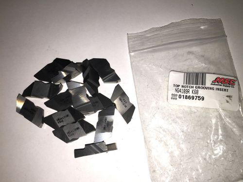 TOP NOTCH GROOVING CARBIDE INSERT NG4189R K68 QUANTITY 14