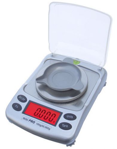 American weigh scales minipro100 compact digital precision balance 100gx0.002g for sale