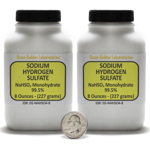 Sodium Hydrogen Sulfate [NaHSO4] 99.5% ACS Grade Prills 1 Lb in Two Bottles USA