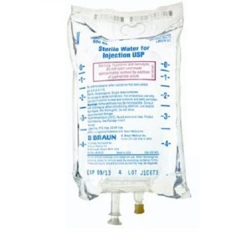 Sterile Water For Injection 24 500 ml Bags