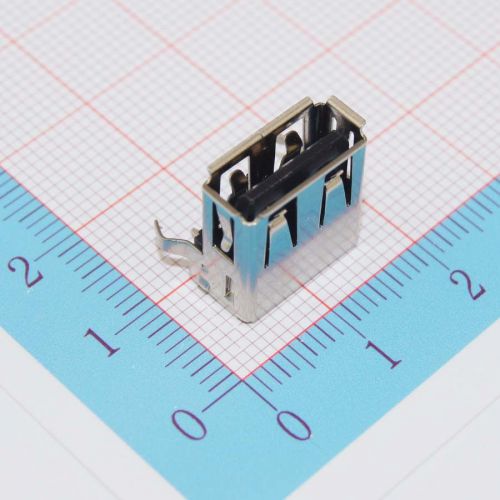 50pcs usb a/f 90 degree 14.1 right angle socket pcb connector for sale