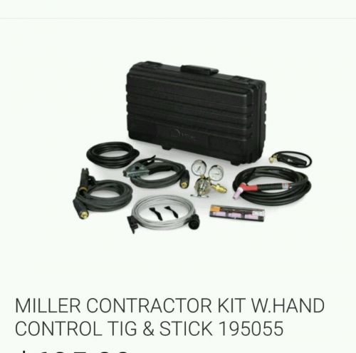 MILLER 195054 CONTRACTOR KIT W.FOOT CONTROL TIG &amp; STICK