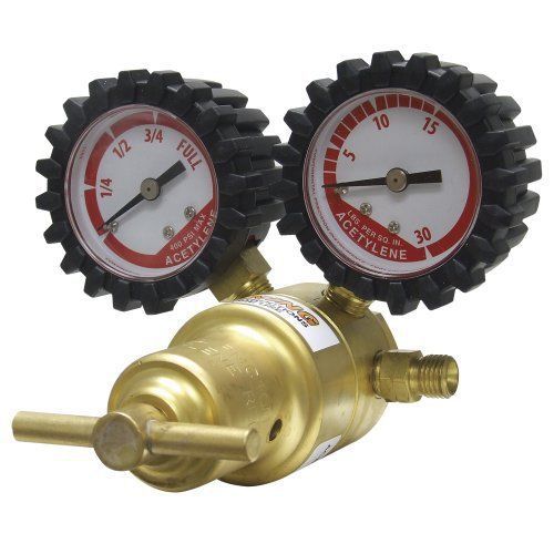Uniweld RMC100 Centurion Series Acetylene Regulator with &#034;A&#034; Outlet Connection a