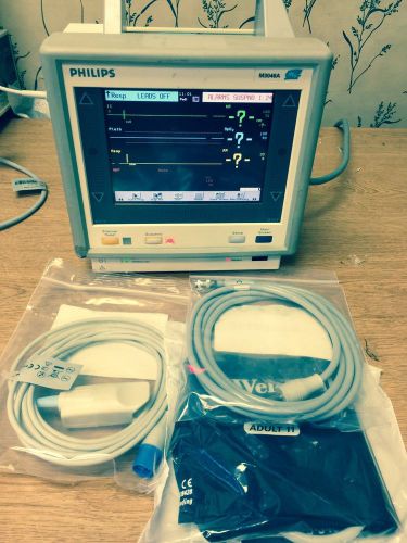 Philips M3 M3046A Patient Monitor with SPO2  ECG NIBP TEMP M3000A module