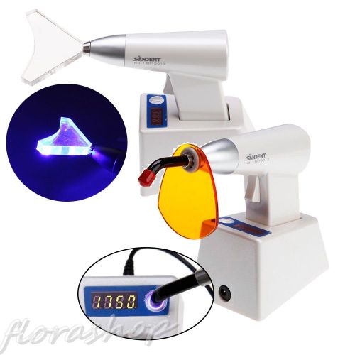 2x 2in1 dental led curing light lamp cordless with photometer whitening tips for sale