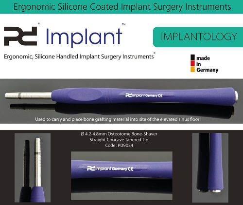 Osteotome Bone-Shaver ? 4.2-4.8mm Straight Concave Tapered, Dental Implant