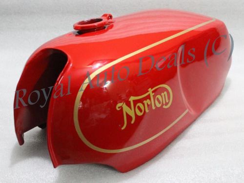 NORTON COMMANDO ROADSTER RED PAINTED WITH LOGO PETROL TANK