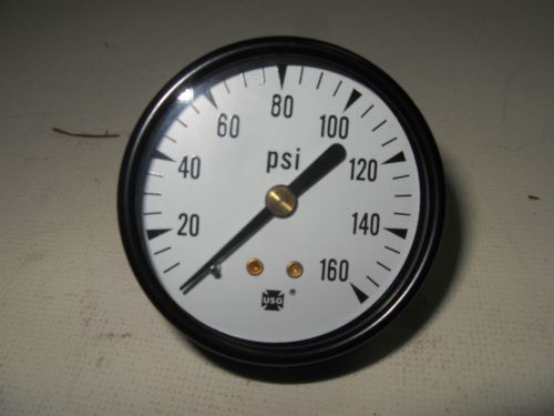 Ametek Pressure Gauge, 1X762 2&#034; 160PSI 1/4 NPT CBM, New in Box