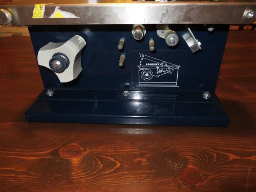 See pics! rare tach it c 19 box sealer tape roller dispenser industrial machine for sale