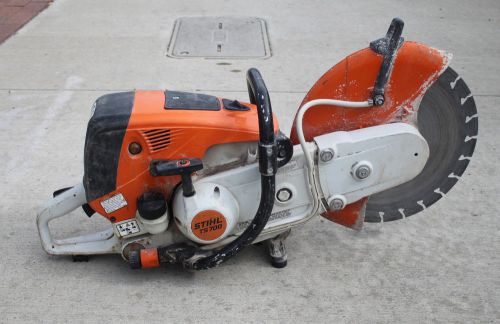 STIHL TS700 14&#034; GAS CONCRETE CUT-OFF SAW WITH WATER LINE &amp; DIAMOND BLADE TS 700