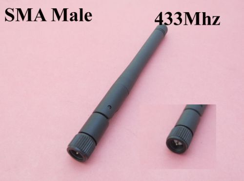 1 Pcs SMA Male Plug Straight GSM GPRS 433MHz Radio Antenna 10cm