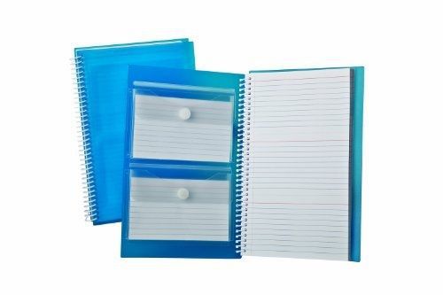 Oxford Index Card Notebook, 3 x 5 Inches White Ruled, 3 Perforated Cards per