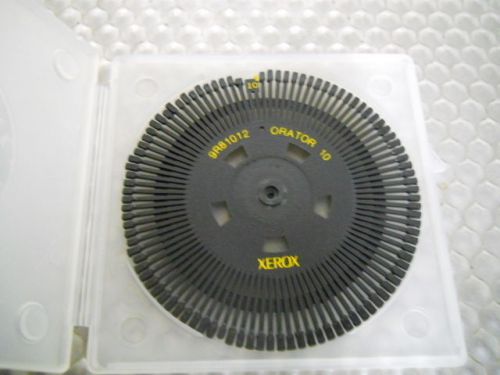 Xerox Typewriter Daisy Wheel, Font 9R81012, Orator 10