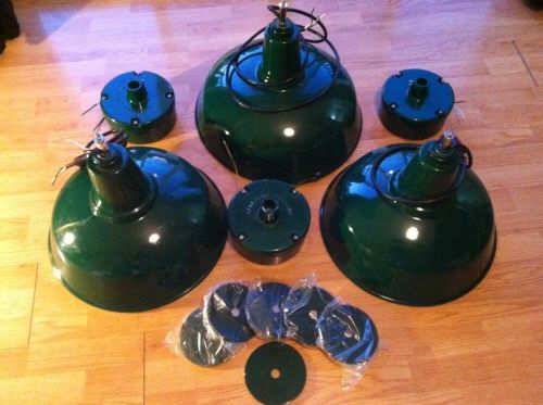 3 Green Spectrum Lighting Industrial Lights W/ Ballasts 1 Is 18.5&#034; 2 Are 16.5&#034;