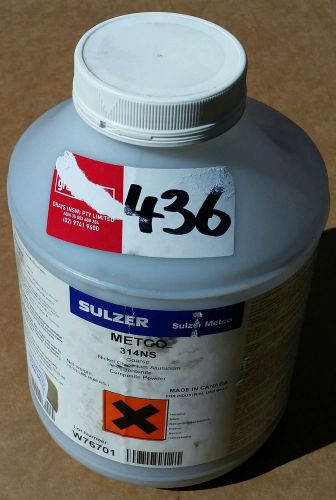 5.5kg Bottle of Plasma Powder SULZER Metco 314NS Nickel Chromium Alum Bentonite