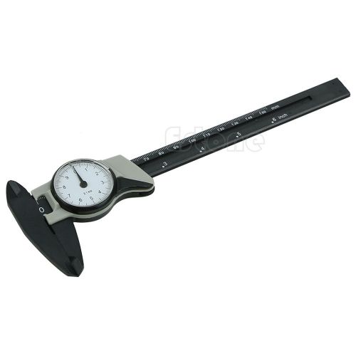 New dial caliper plastic vernier caliper 4 way gauge micrometer 150mm 6inch for sale