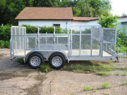 NEW 2015 - 77&#034; x14&#039;  PROFESSIONAL LANDSCAPE, MOWER, UTILITY, GRASS HAUL, TRAILER