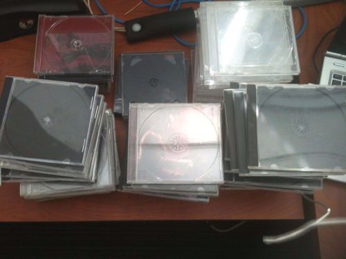 Lot of 69 Empty DVD CD jewel cases -
