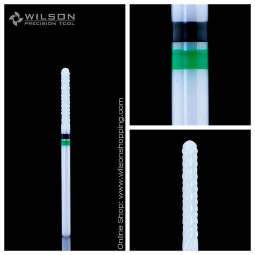 Cylindrical - WILSON White Zirconia Ceramic Dental Lab Burs