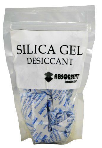 1 gram X 100 PK Silica Gel Desiccant Moisture Absorber -FDA Compliant Food Safe