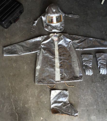 Lot of fyrepel heat reflective approach suit gear excellent! sz large for sale