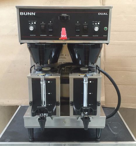 Bunn dual coffee brewer with dispensers - refurbished for sale