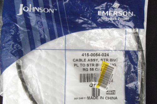 JOHNSON/EMERSON - 415-0054-024 - BNC COAXIAL CABLE ASSEMBLY~~ NEW~~