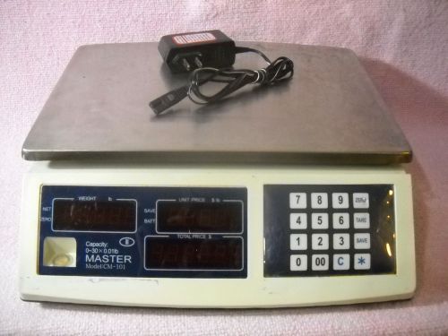 Master Scale Model CM-101 Digital English State Certified Produce Meat REPAIR