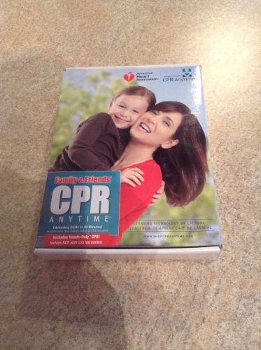 Family and Friends CPR Anytime Training Kit American Heart Association New