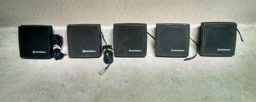 5 Motorola Radio External Speaker HSN4021B. Free shipping!