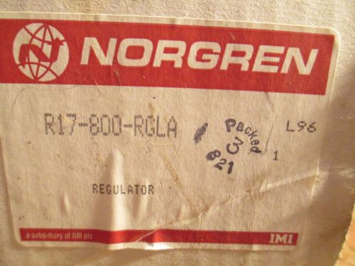 R17 800 RGLA NORGREN AIR , 1 INCH  PNEUMATIC PRESSURE REGULATOR 300 / 125 PSI