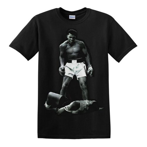 Muhammad ali victory over liston classic boxing t-shirt s m l xl 2xl 3xl 4xl 5xl for sale
