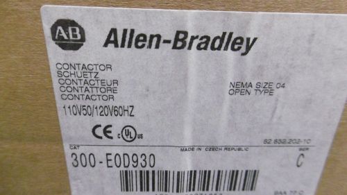 New Allen Bradley 300-E0D930 /C 300E0D930