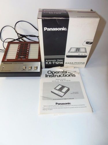 PANASONIC EASA-PHONE Business Phone System KX-T1214 with original box