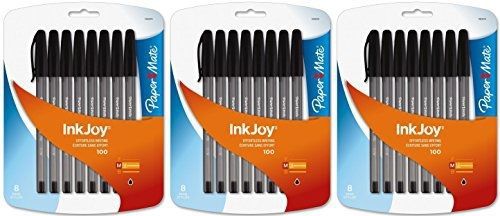 Paper Mate Papermate Inkjoy 100 Medium Point Pens, 8 Ct - 3 Pack