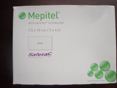 MEPITEL SOFT SILICONE DRESSING 3X4&#034; BY MOLNLYCKE (open box of 8) #290799