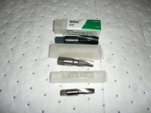LOTS OF (3PCS) NEW TAPS 1/2-14NPT AND 1/4-18 AND 1/8-27 / GERMANY-JAPAN