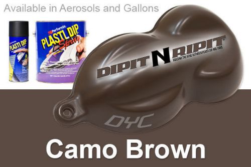 Performix plasti dip gallon of ready to spray matte camo brown rubber coating for sale