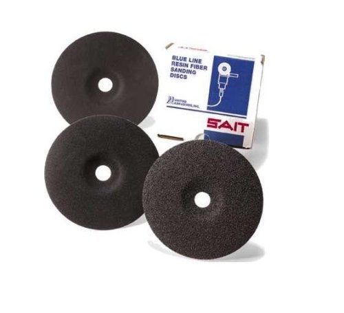 Sait 59560 z 5 x 7/8-inch 60 grit zirconium fiber disc, 25-pack for sale