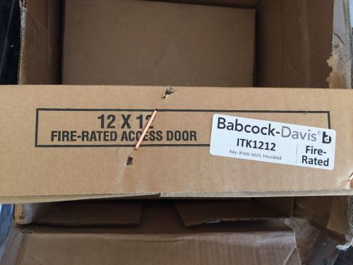Babcock Davis  12&#034; x 12&#034; Fire Access Door Part # ITK1212