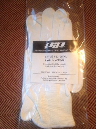 PIP Dyneema Knit Gloves Urethane Palm Coat D125 XL Protective Safety D125/XL
