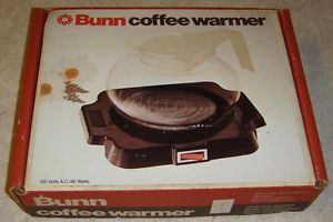 Vintage Bunn O Matic Model BCW 60 Watt Single Burner Coffee Pot Warmer Working!!