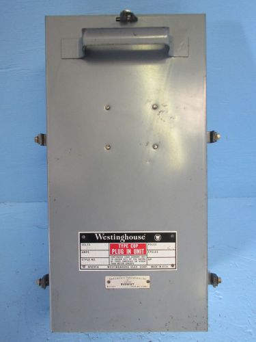 Westinghouse Type COP-321 30A Plug In Unit same as TAP321 Fusible Busplug Busway