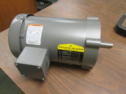 Baldor Motor VM3546 1HP 1725RPM 56C Frame 208-230/460V 3.7-3.4/1.7A New Surplus